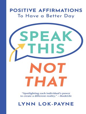 cover image of Speak This Not That